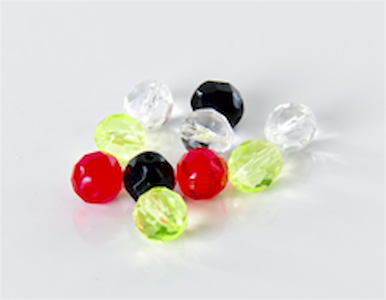 Brass Tickers & Glass Beads